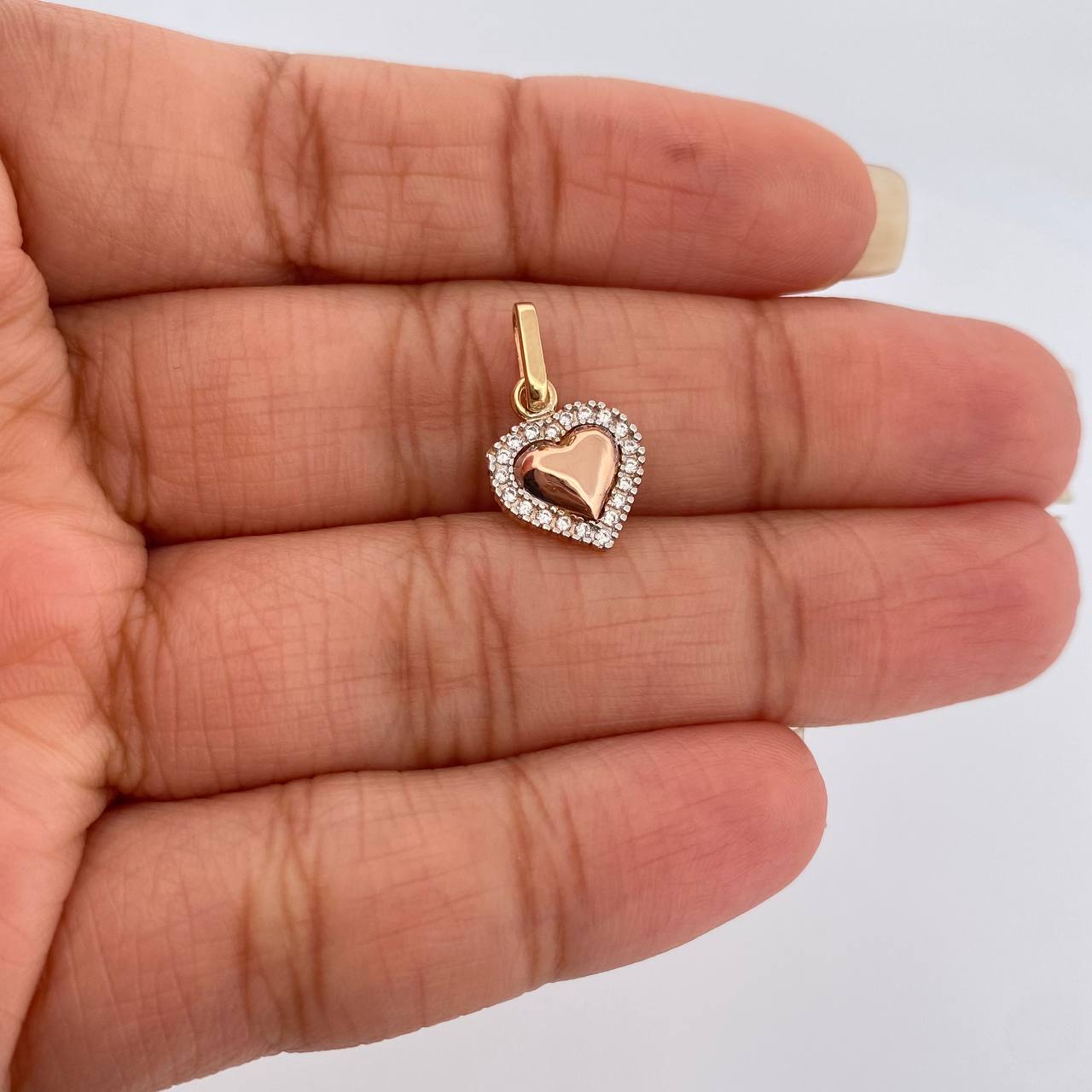 Dije Corazon 1gr / 3/4 in / Tres Oros 18K %
