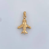 Dije Avion 1.6gr / 3/4 in / Oro Amarillo 18K %