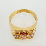 Anillo Sello Real 5.45gr / T9 1/2 / Tres Oros 18K