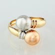 Anillo Tu Y Yo 2gr / T9 1/4 / Tres Oros 18K