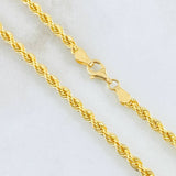 Cadena Lazo 6.8gr / 19 3/4 in / Oro Amarillo +3 18K