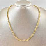 Cadena Lazo 7gr / 19 3/4 in / Oro Amarillo +3 18K