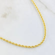 Rope Chain 3.65gr / 23 1/2 in / 18K Gold +3