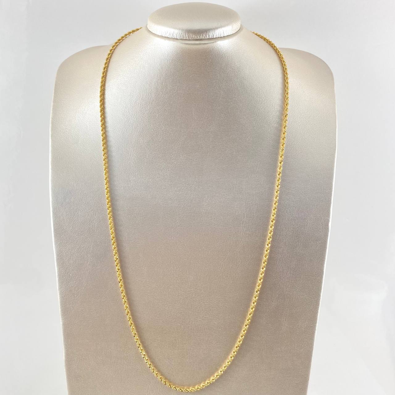 Rope Chain 6.25gr / 27 1/2 in / 18K Gold +3