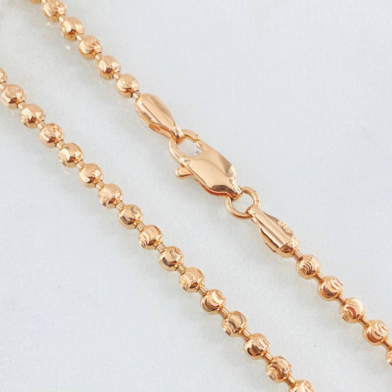 Military Crescent Chain 15.4gr / 19.8in / 18K Gold