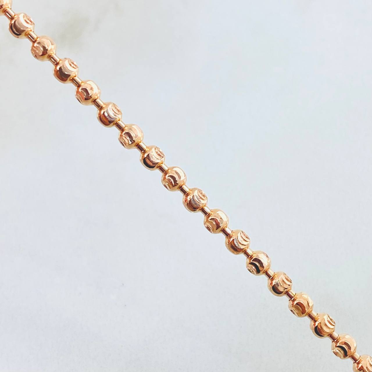 Military Crescent Chain 15.4gr / 19.8in / 18K Gold