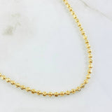 Cadena Militar Media Luna Diamantada 14.25 g / 20 in / 2.8 mm Oro Amarillo 18K