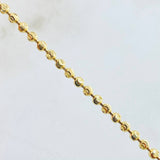 Cadena Militar Media Luna Diamantada 14.25 g / 20 in / 2.8 mm Oro Amarillo 18K