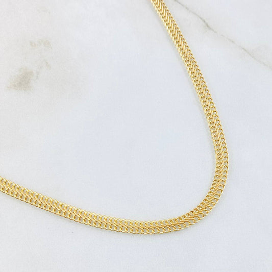 Cadena Sedusa 4.1gr / 17 3/4 in / Oro Amarillo +3 18K ©