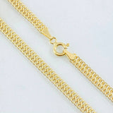 Cadena Sedusa 5.3g / 24 in / 4mm Oro Amarillo 18K