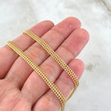 Cadena Sedusa 3.5g / 24 in / 3.2mm Oro Amarillo 18K