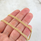 Cadena China 8.35gr / 23 1/2 in / Oro Amarillo +1 18K