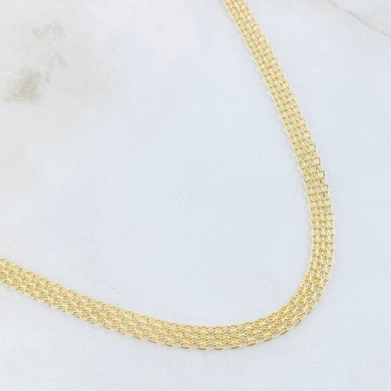 Cadena China 6.45gr / 19 3/4 in / 4.3mm Oro Amarillo +1 18K ©