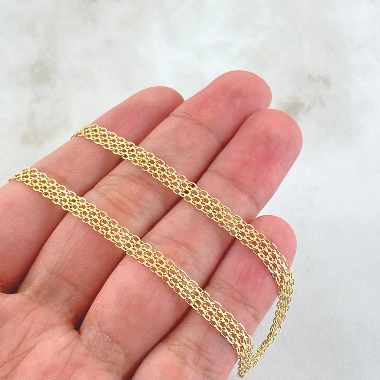 Bismark Chain 6.75gr / 19 3/4 in / 18K Gold +1$