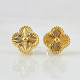 Topos Trebol Diamantado 2.3gr / Oro Amarillo Nac.Esp. 18K *