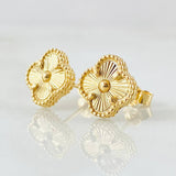 Topos Trebol Diamantado 2.3gr / Oro Amarillo Nac.Esp. 18K *