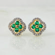 Stud Earrings Flower 2.6gr / 18K Gold