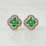 Stud Earrings Flower 2.6gr / 18K Gold