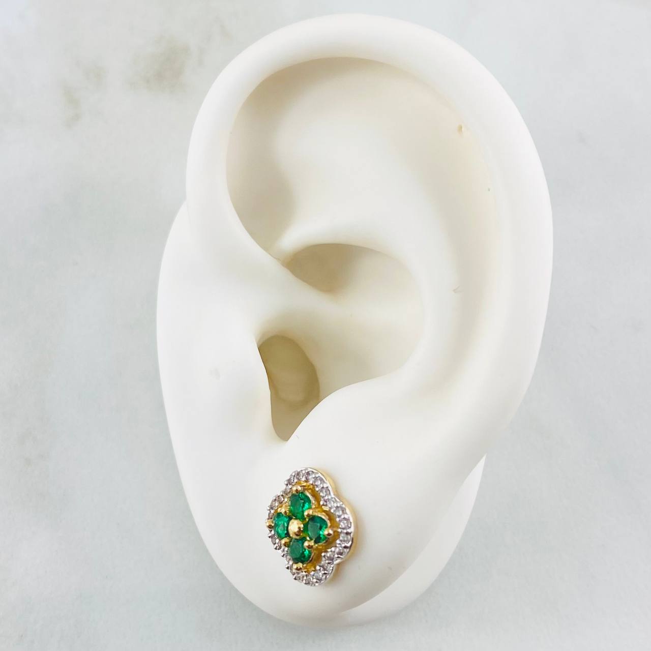 Stud Earrings Flower 2.6gr / 18K Gold