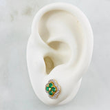 Stud Earrings Flower 2.6gr / 18K Gold