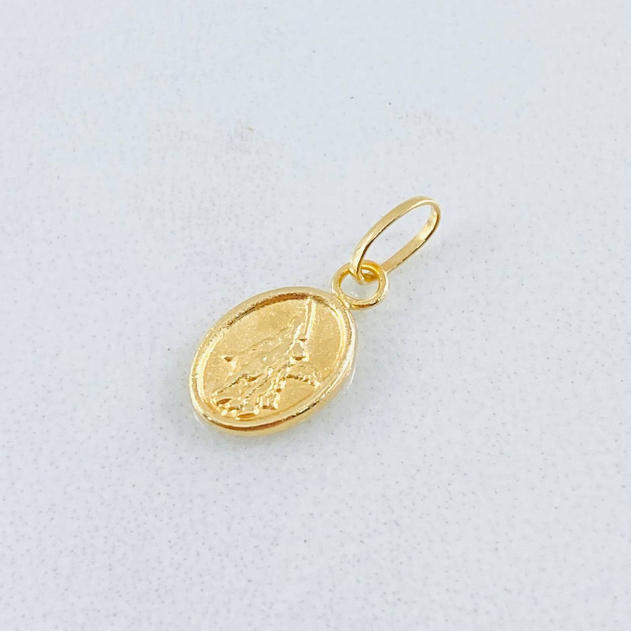 Dije San Miguel De Arcangel 0.25gr / 1/2 in / Oro Amarillo 18K