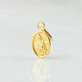 Dije San Miguel De Arcangel 0.25gr / 1/2 in / Oro Amarillo 18K
