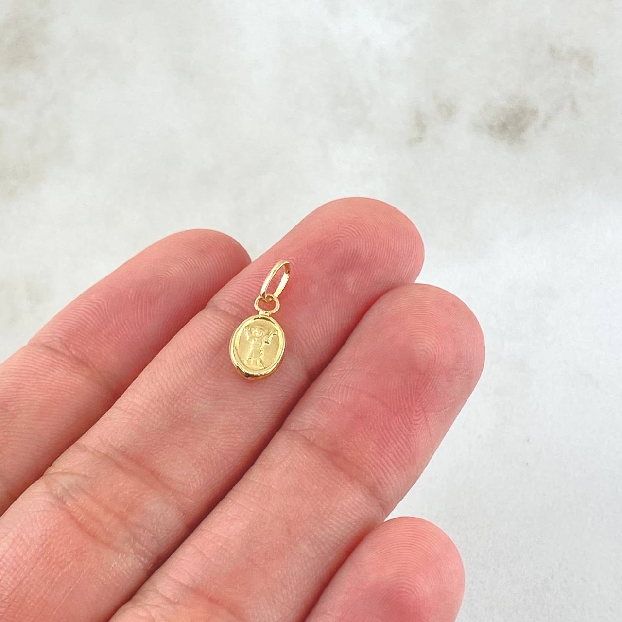 Dije Divino Niño 0.25gr / 1/2 in / Oro Amarillo 18K