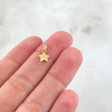 Dije Estrella 0.25gr / 1/2 in / Oro Amarillo 18K *