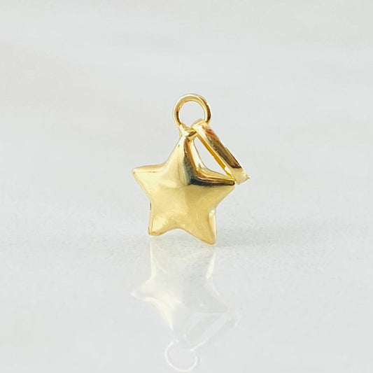 Dije Estrella 0.25gr / 1/2 in / Oro Amarillo 18K *