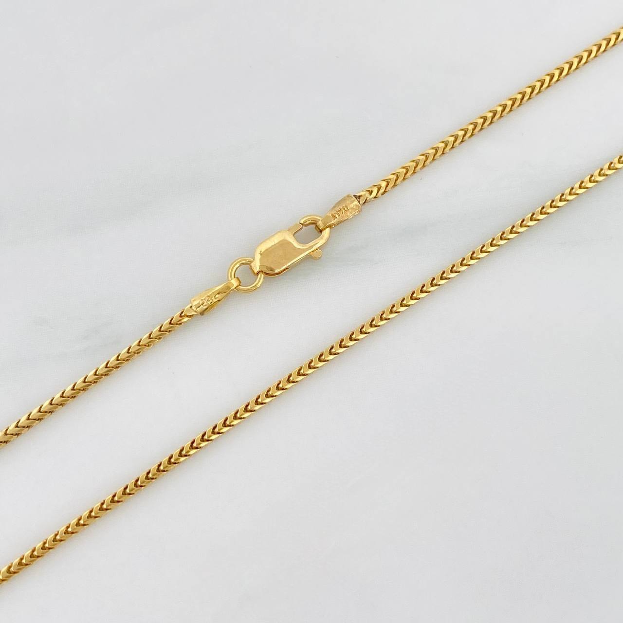 Cadena Franco 6.6g / 24 in / 1.14mm Oro Amarillo 18K