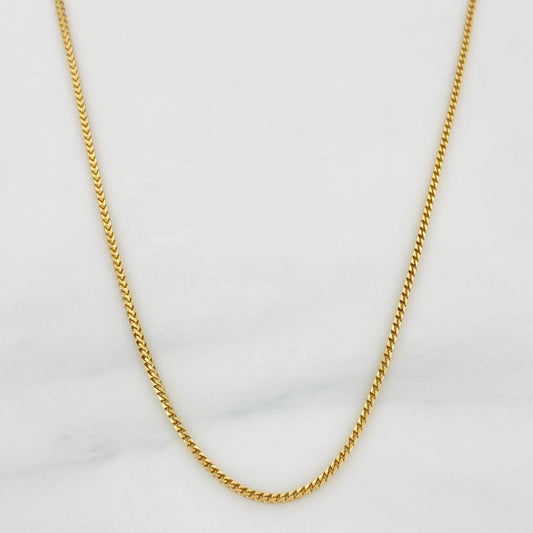 Franco Chain 6.6g / 24 in / 1.14mm Yellow Gold 18K