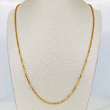 Cadena Veneciana 11.1g / 24 in / 1.61mm Oro Amarillo 18K