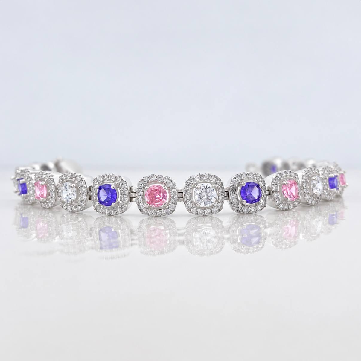 Tennis Bracelet 19.7g / 7 in / 7.59mm Silver 925
