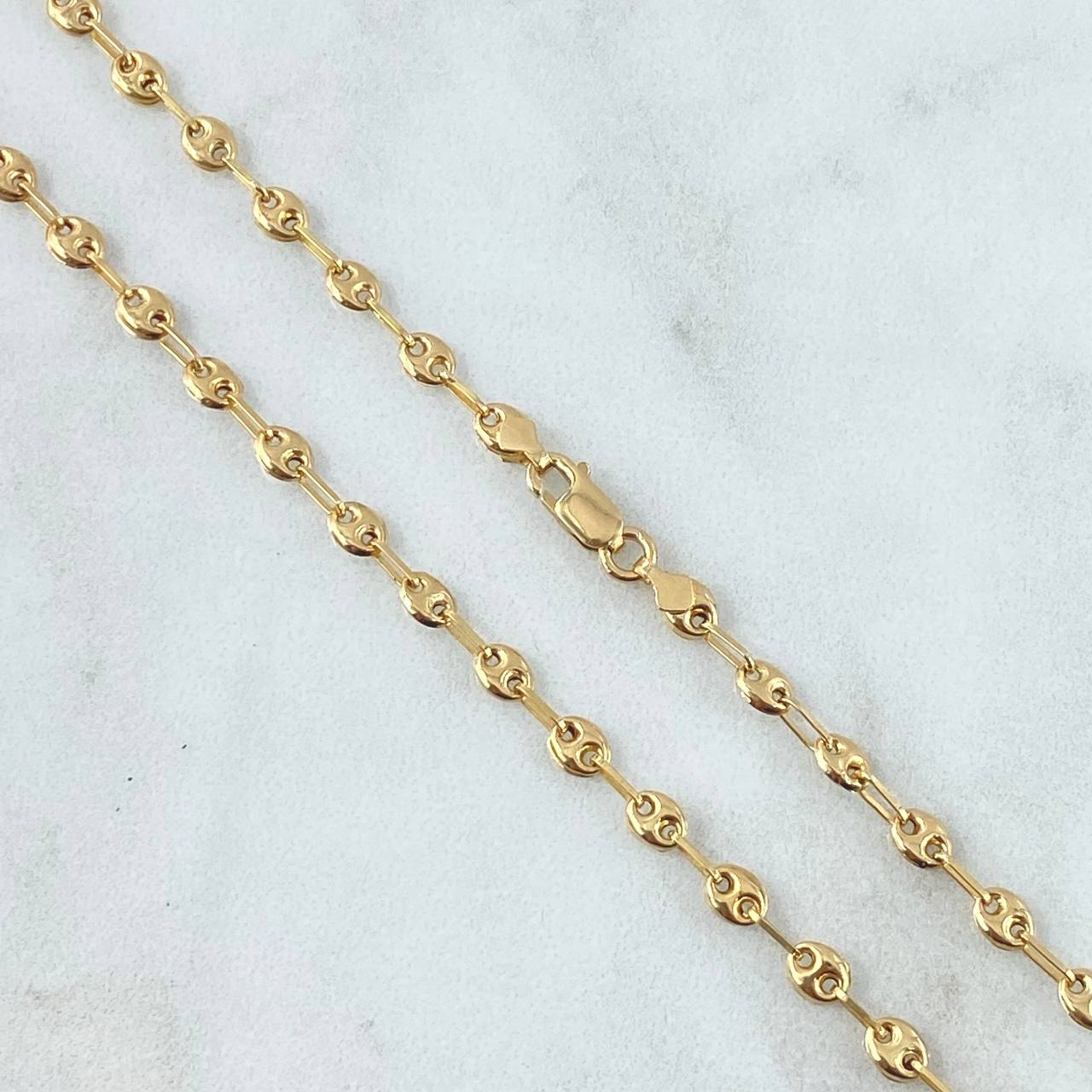 Cadena GC 4.95gr / 45cm / 3.2mm Lisa Oro Amarillo 18K *