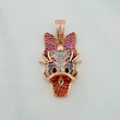 Bow Paw Pendant 6.75 g / 1 1/4 in Rose Gold 18K