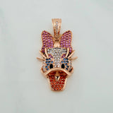 Bow Paw Pendant 6.75 g / 1 1/4 in Rose Gold 18K