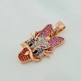 Bow Paw Pendant 6.75 g / 1 1/4 in Rose Gold 18K