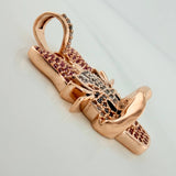 Bow Paw Pendant 6.75 g / 1 1/4 in Rose Gold 18K