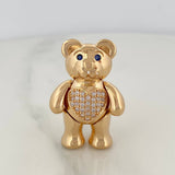 Articulated Bear Pendant 12.35 g / 1 1/4 in Yellow Gold 18K