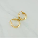 Karu Hoop Earrings 4.25 g / 1 in Yellow Gold 18K
