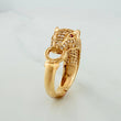 Anillo Pantera 4.4 g / T6 3/4 Oro Amarillo 18K