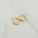 Candongas Mary 1.2 g / 3/4 in Oro Amarillo 18K