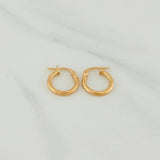 Candongas Mary 1.2 g / 3/4 in Oro Amarillo 18K