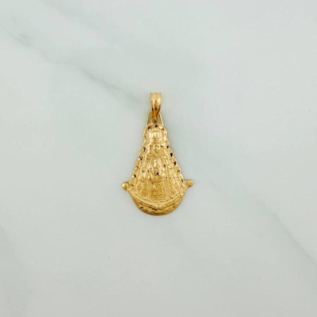 Dije Virgen Del Rocio 2.1 g / 1 1/4 in Oro Amarillo 18K