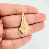 Dije Virgen Del Rocio 2.1 g / 1 1/4 in Oro Amarillo 18K