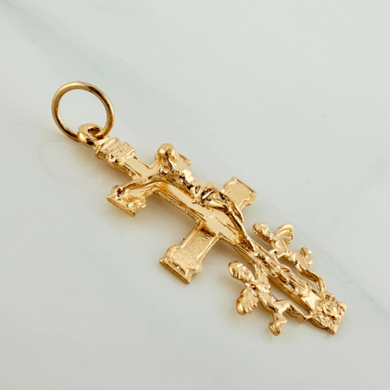 Dije Cruz De Caravaca 1.75 g / 1 1/4 in Oro Amarillo 18K