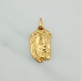 Dije Rostro Cristo 4.25 g / 1 1/4 in Oro Amarillo 18K