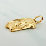 Dije Rostro Cristo 4.25 g / 1 1/4 in Oro Amarillo 18K