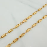 Cadena Rustica Tribal 10.15 g / 20 1/4 in / 3.64 mm Oro Amarillo 18K