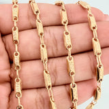 Cadena Rustica Tribal 10.15 g / 20 1/4 in / 3.64 mm Oro Amarillo 18K